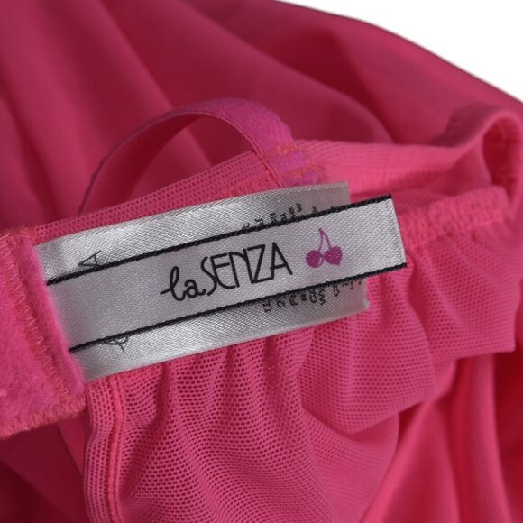 La Senza Hot Pink Babydoll Lingerie Sheer Size Medium - Picture 6 of 7